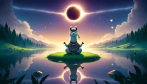 Online Wellness Clinic Heartllama Solar Eclipse 2024